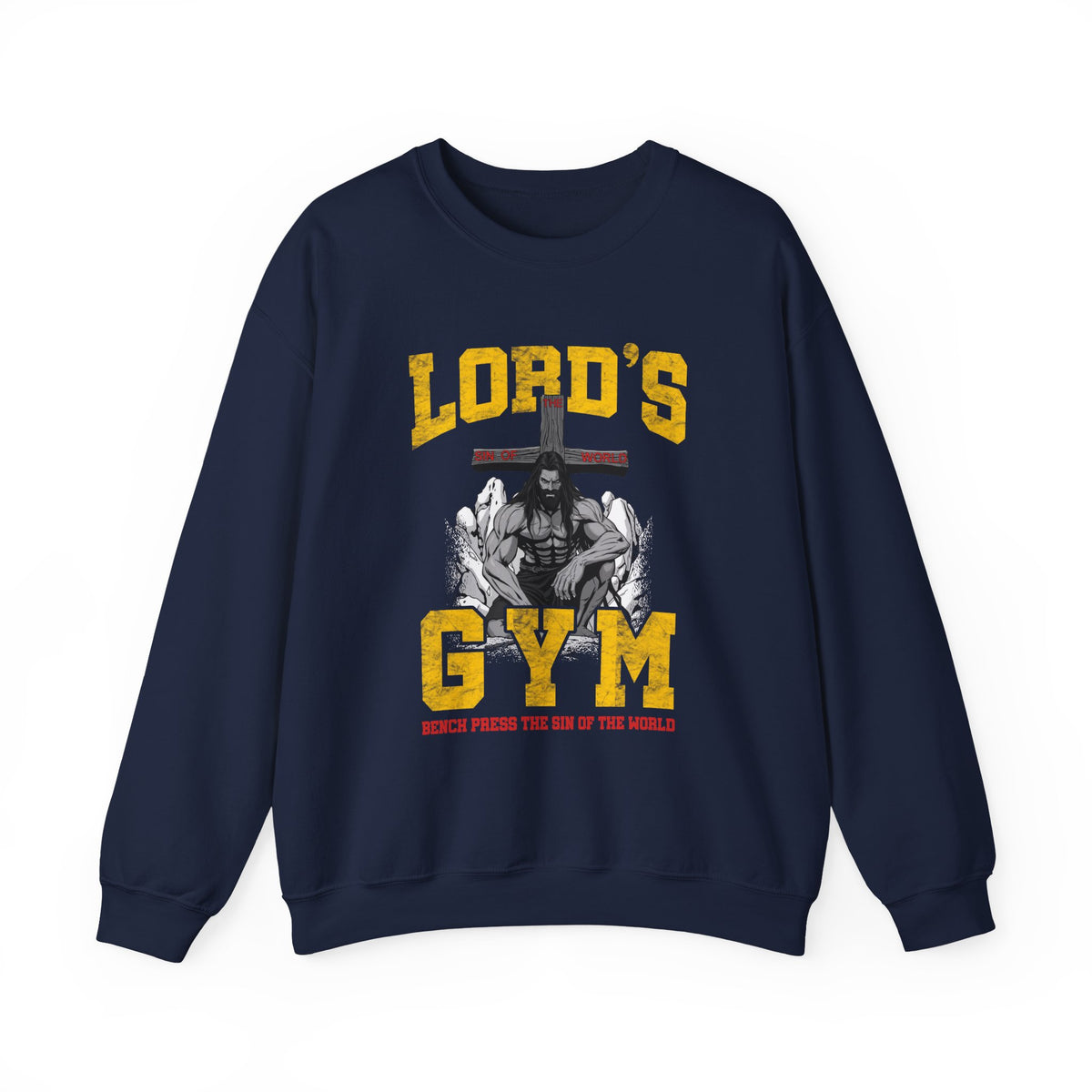 Lord's Gym Crewneck Sweatshirt, Faith-Based Fitness Sweatshirt, Jesus Pump Sweatshirt, Christian Gifts Shirt,