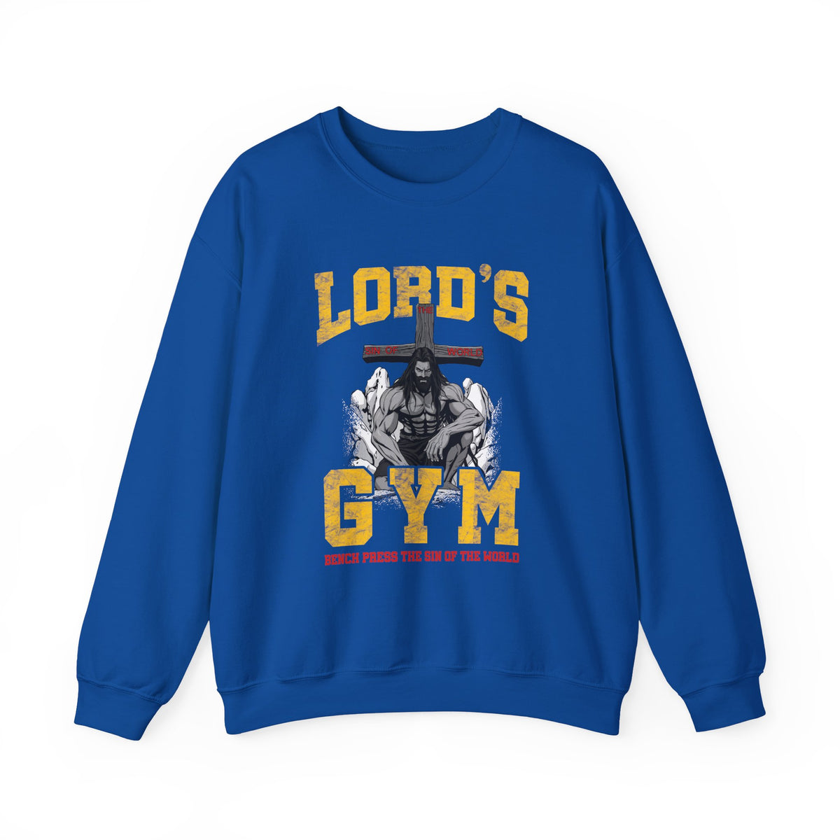Lord's Gym Crewneck Sweatshirt,  Faith-Based Fitness Sweatshirt, Jesus Pump Sweatshirt, Christian Gifts Shirt,